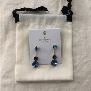 💠 Kate Spade Sparkle Blue Earrings 💠